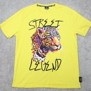 Switch Remarkable Shirt Mens 2XL XXL Yellow Street Legend S/S Cotton Pullover‎
